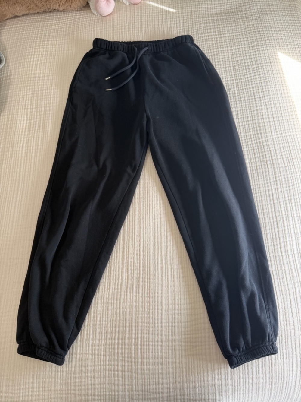 Old Navy Classic Black Drawstring Jogger Sweatpants
